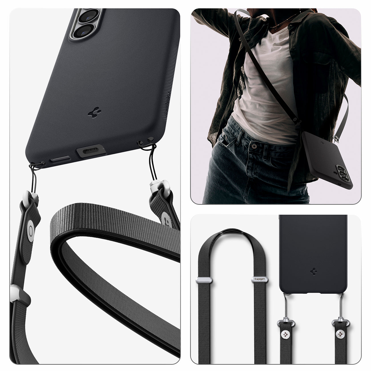 Spigen Nano Pop Mag MagSafe Dėklas, skirtas Samsung Galaxy S26 - juodas