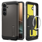 Spigen Tough Armor Mag MagSafe Dėklas, skirtas Samsung Galaxy S26 - pilkas
