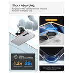 Spigen Ultra hibridinis dėklas, skirtas Samsung Galaxy S26 – skaidrus