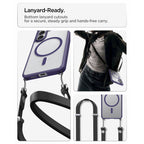 Spigen Ultra Hybrid Mag MagSafe Dėklas, skirtas Samsung Galaxy S26 – skaidri violetinė