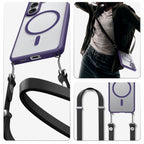 Spigen Ultra Hybrid Mag MagSafe Dėklas, skirtas Samsung Galaxy S26 – skaidri violetinė