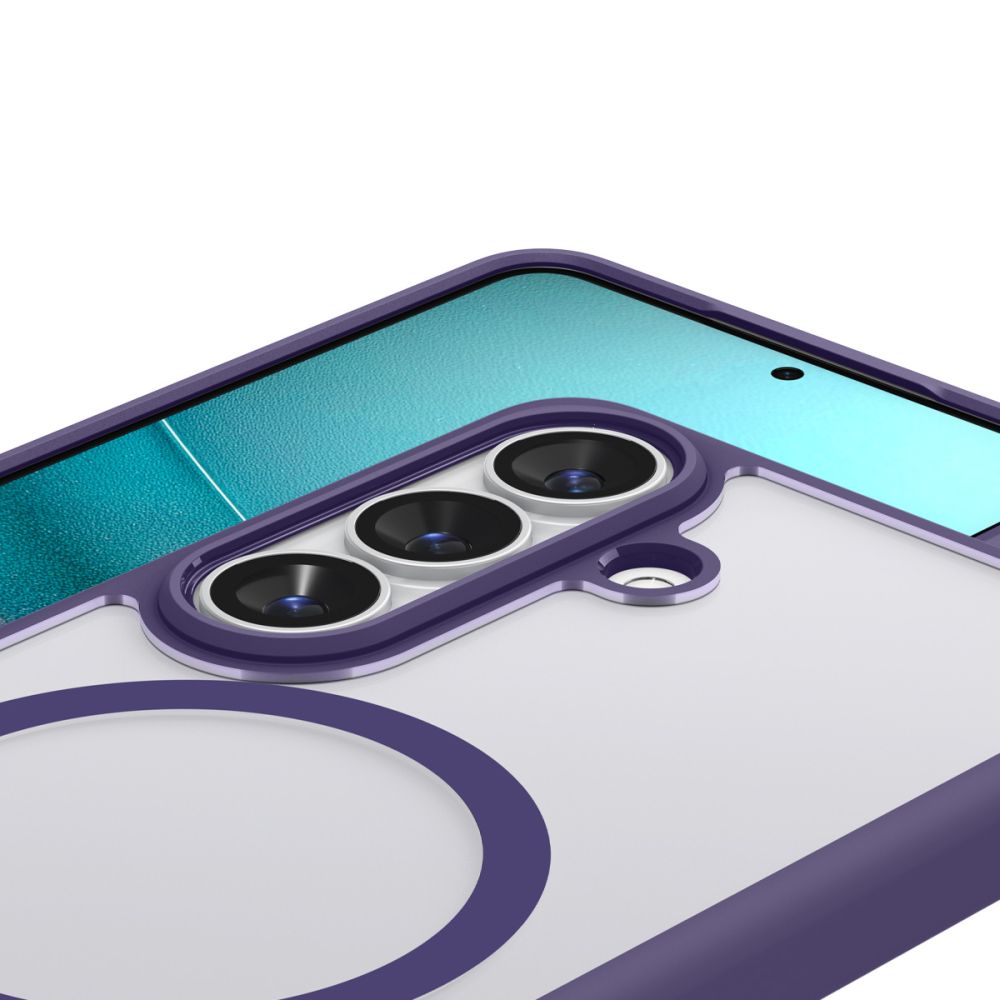 Spigen Ultra Hybrid Mag MagSafe Dėklas, skirtas Samsung Galaxy S26 – skaidri violetinė