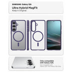 Spigen Ultra Hybrid Mag MagSafe Dėklas, skirtas Samsung Galaxy S26 – skaidri violetinė