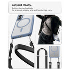 Spigen Ultra Hybrid Mag MagSafe Dėklas, skirtas Samsung Galaxy S26 - skaidri mėlyna
