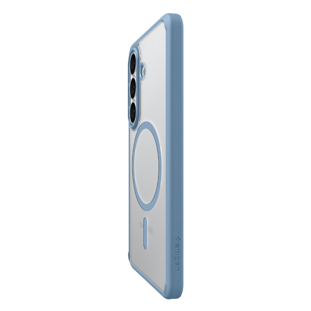Spigen Ultra Hybrid Mag MagSafe Dėklas, skirtas Samsung Galaxy S26 - skaidri mėlyna