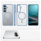 Spigen Ultra Hybrid Mag MagSafe Dėklas, skirtas Samsung Galaxy S26 - skaidri mėlyna