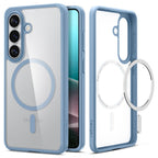 Spigen Ultra Hybrid Mag MagSafe Dėklas, skirtas Samsung Galaxy S26 - skaidri mėlyna