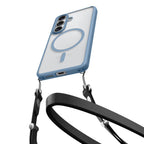 Spigen Ultra Hybrid Mag MagSafe Dėklas, skirtas Samsung Galaxy S26 - skaidri mėlyna