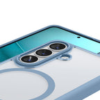 Spigen Ultra Hybrid Mag MagSafe Dėklas, skirtas Samsung Galaxy S26 - skaidri mėlyna