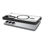 Spigen Ultra Hybrid Mag MagSafe dėklas, skirtas Samsung Galaxy S26 – skaidrus juodas