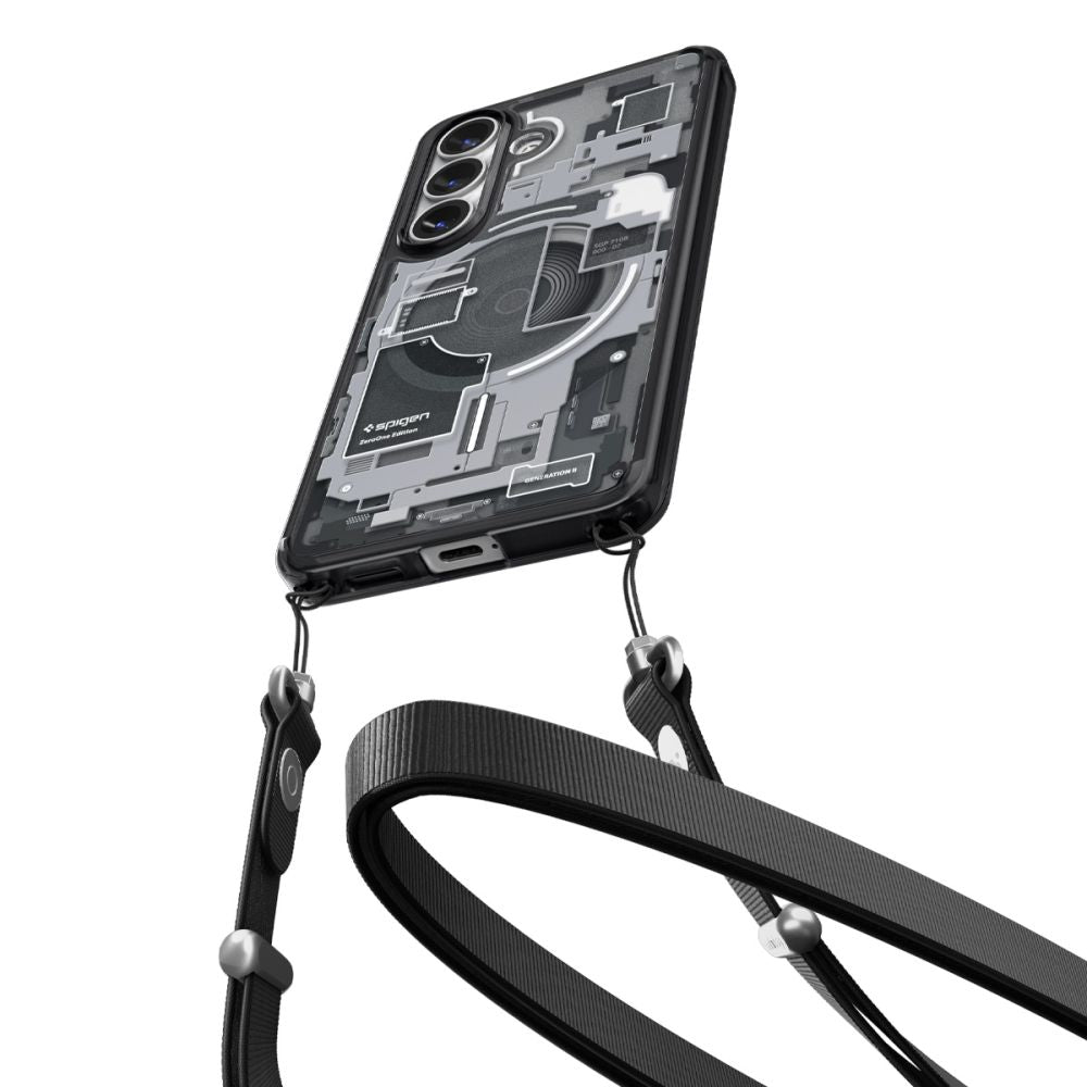 Spigen Ultra Hybrid Mag MagSafe Dėklas, skirtas Samsung Galaxy S26 Zero One – skaidrus juodas
