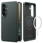 Spigen Liquid Air Mag MagSafe Dėklas, skirtas Samsung Galaxy S26+ - žalias