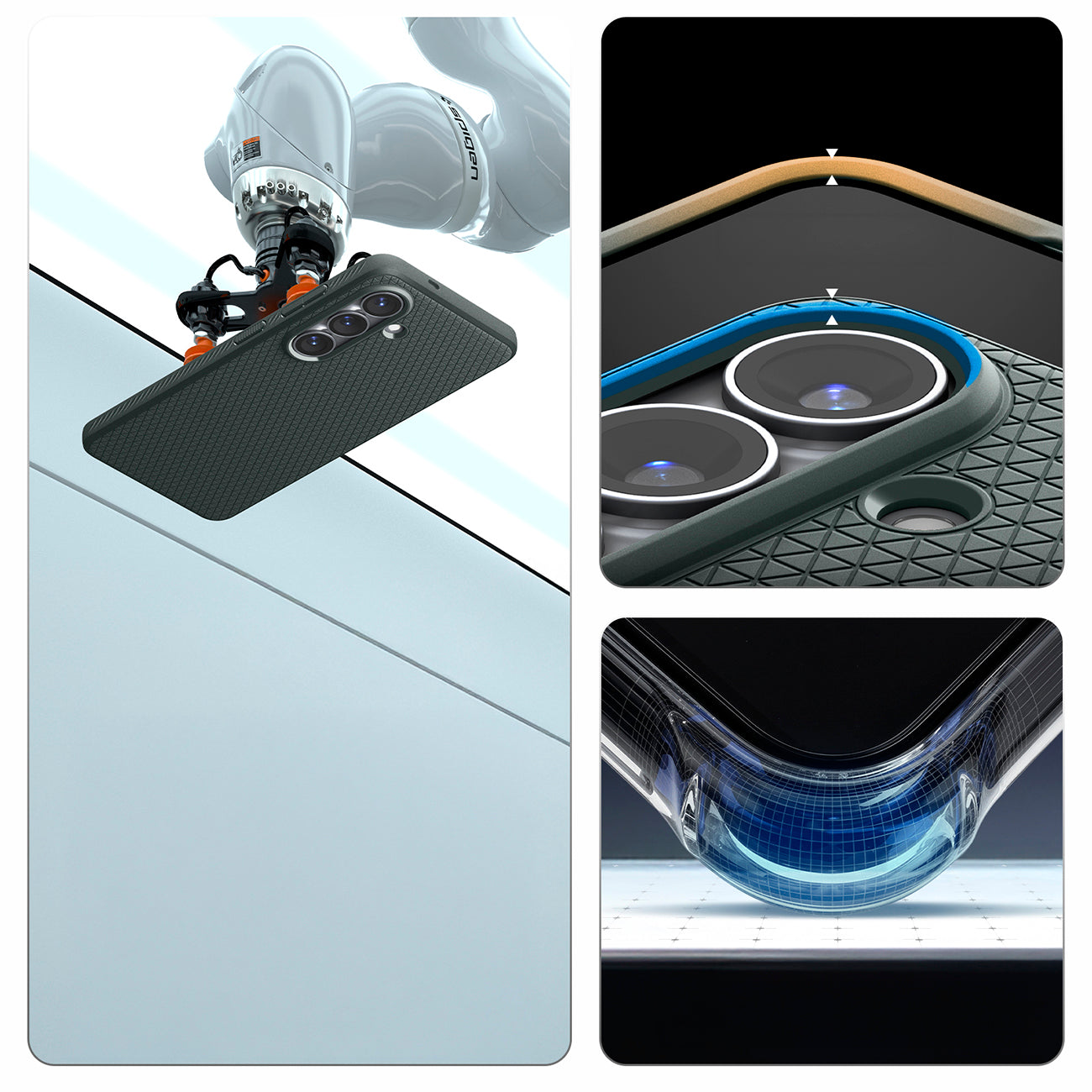 Spigen Liquid Air Mag MagSafe Dėklas, skirtas Samsung Galaxy S26+ - žalias