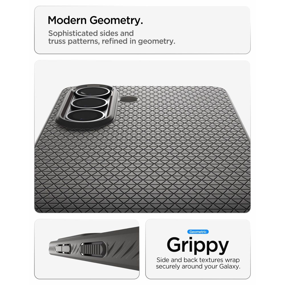 Spigen Liquid Air Mag MagSafe Dėklas, skirtas Samsung Galaxy S26+ - pilkas