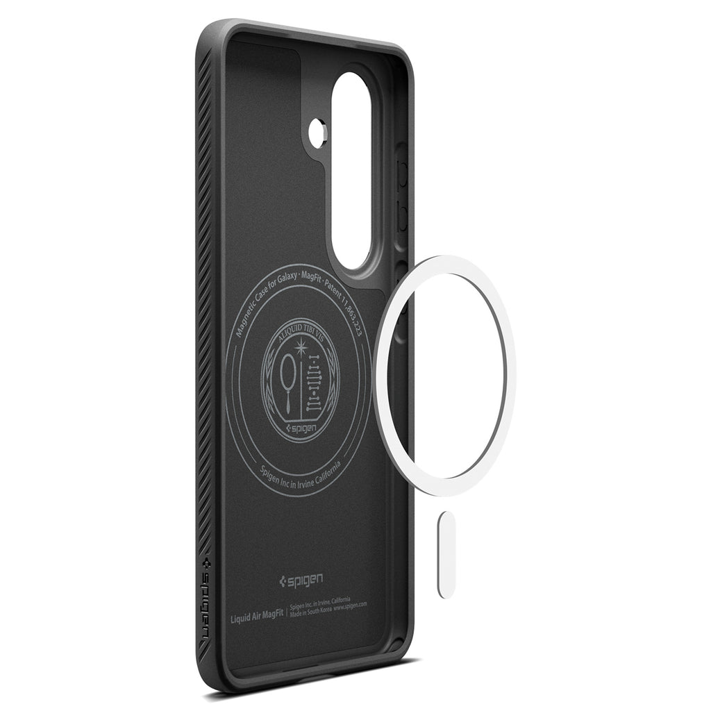 Spigen Liquid Air Mag MagSafe Dėklas, skirtas Samsung Galaxy S26+ - matinė juoda