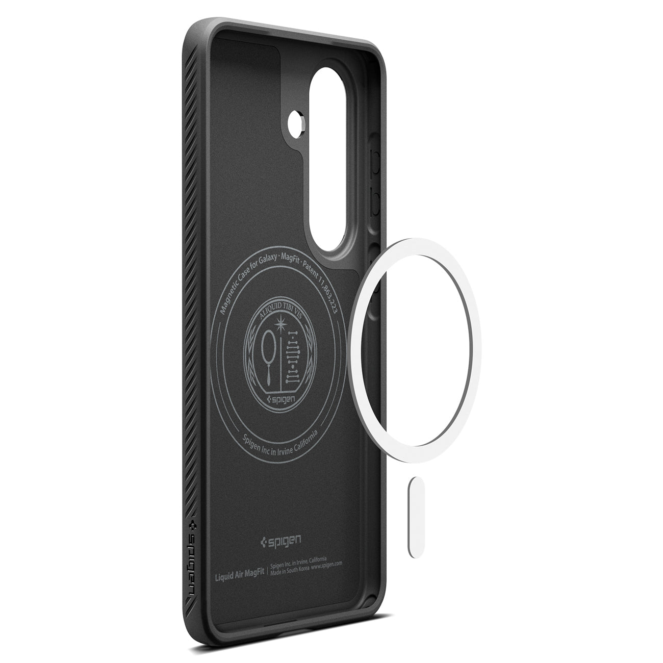 Spigen Liquid Air Mag MagSafe Dėklas, skirtas Samsung Galaxy S26+ - matinė juoda