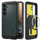 Spigen Tough Armor Mag MagSafe Dėklas, skirtas Samsung Galaxy S26+ - žalias