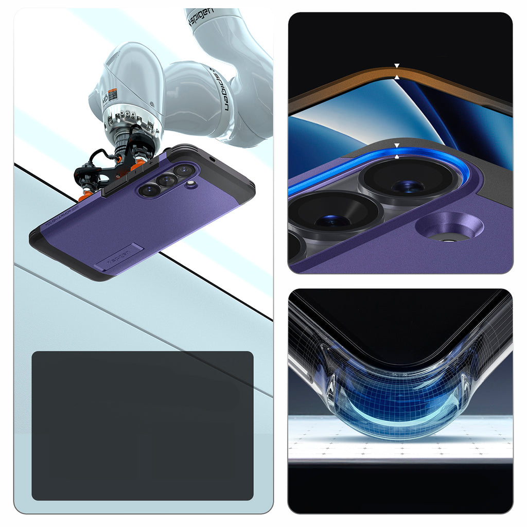 Spigen Tough Armor Mag MagSafe Dėklas, skirtas Samsung Galaxy S26+ – violetinė
