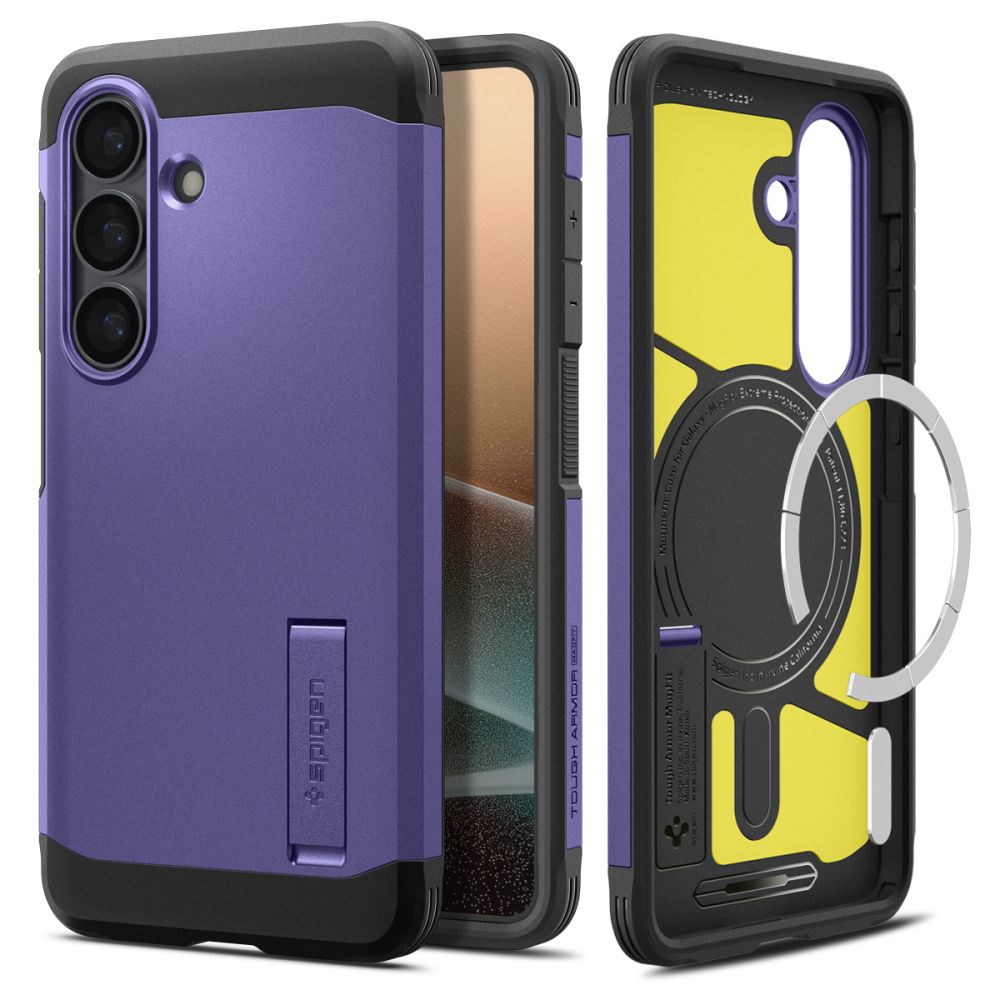 Spigen Tough Armor Mag MagSafe Dėklas, skirtas Samsung Galaxy S26+ – violetinė