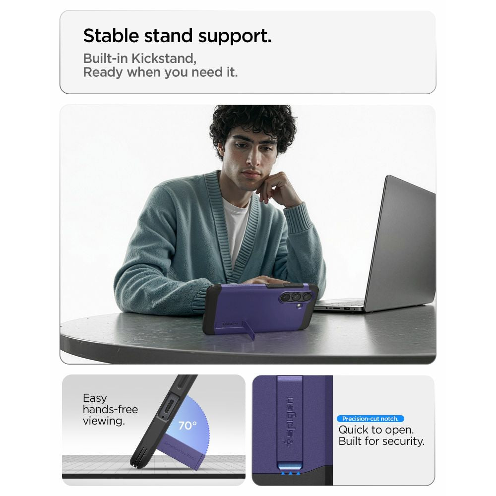Spigen Tough Armor Mag MagSafe Dėklas, skirtas Samsung Galaxy S26+ – violetinė