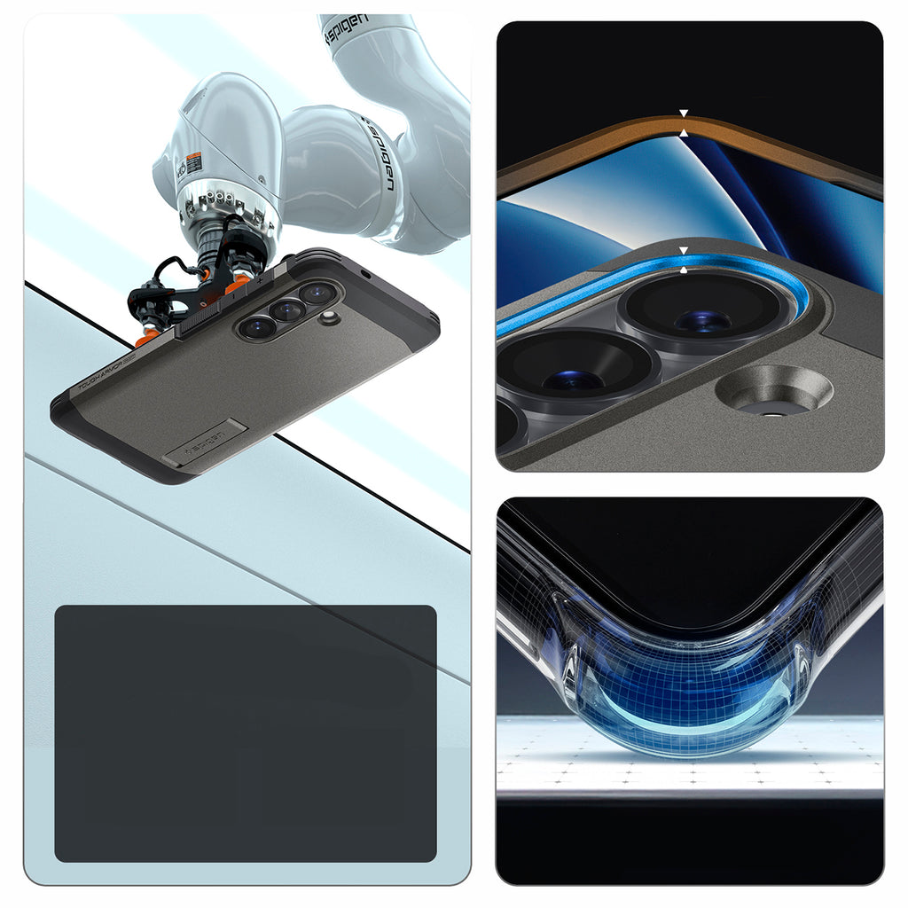 Spigen Tough Armor Mag MagSafe Dėklas, skirtas Samsung Galaxy S26+ - pilkas
