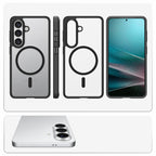 Spigen Ultra Hybrid Mag MagSafe Dėklas, skirtas Samsung Galaxy S26+ – skaidrus juodas