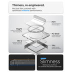 Spigen Ultra Hybrid Mag MagSafe Dėklas, skirtas Samsung Galaxy S26+ – skaidrus juodas