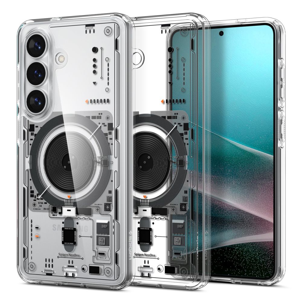 Spigen Ultra Hybrid Mag MagSafe Dėklas, skirtas Samsung Galaxy S26+ Neo One – skaidrus