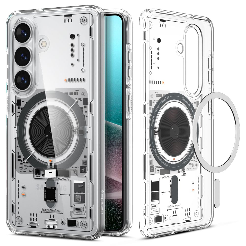Spigen Ultra Hybrid Mag MagSafe Dėklas, skirtas Samsung Galaxy S26+ Neo One – skaidrus