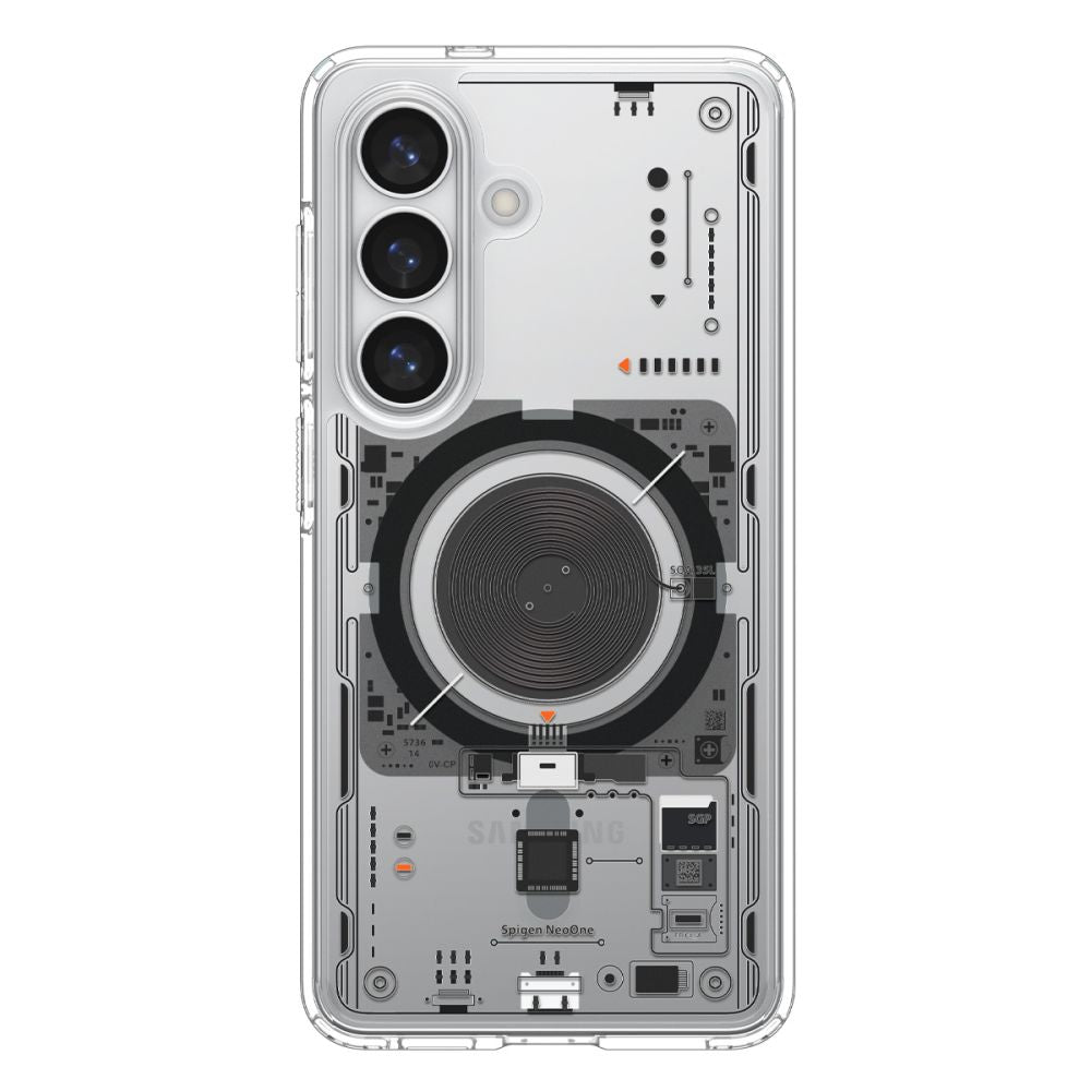 Spigen Ultra Hybrid Mag MagSafe Dėklas, skirtas Samsung Galaxy S26+ Neo One – skaidrus