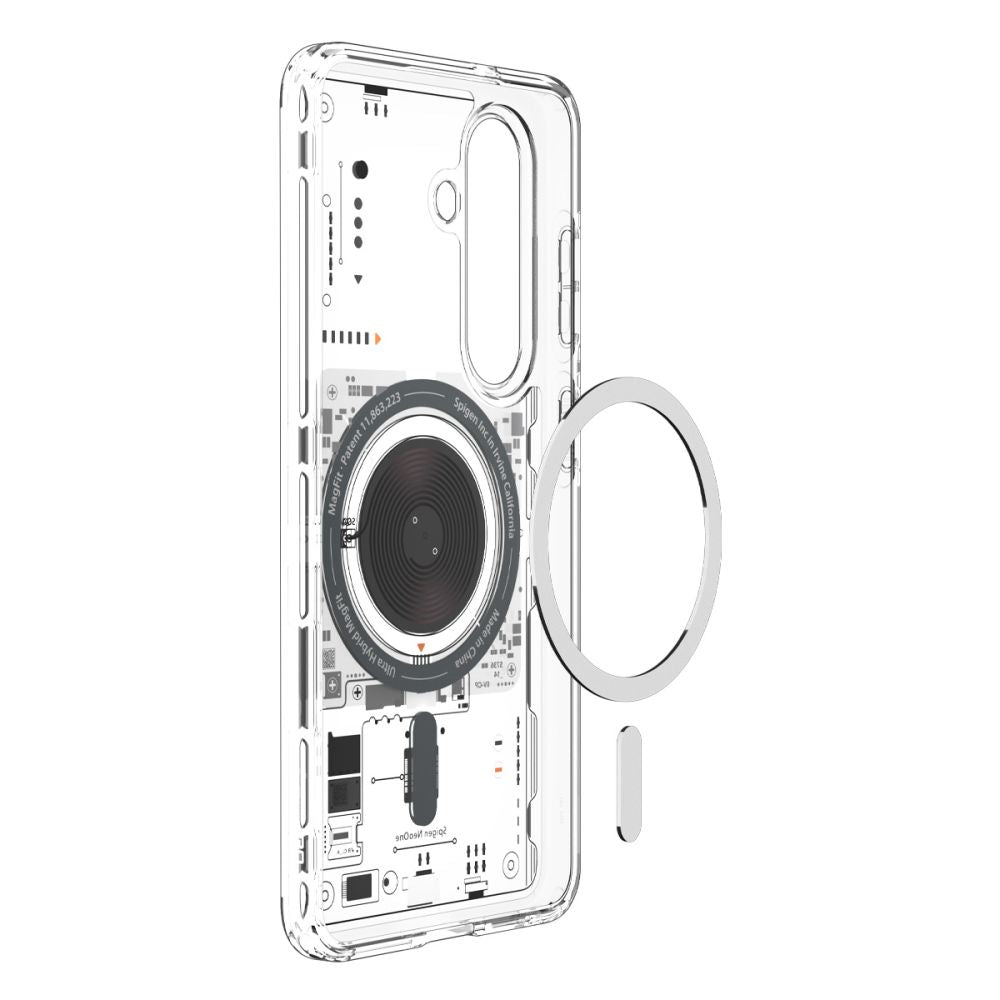 Spigen Ultra Hybrid Mag MagSafe Dėklas, skirtas Samsung Galaxy S26+ Neo One – skaidrus