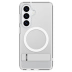Spigen Ultra Hybrid S Mag MagSafe Dėklas, skirtas Samsung Galaxy S26+ – skaidrus ir baltas