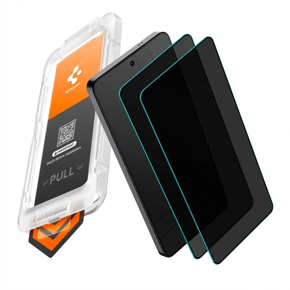 „Spigen Glas.Tr Ez Fit Pro HD Privacy Glass“ 2-pack skirtas Samsung Galaxy S26+