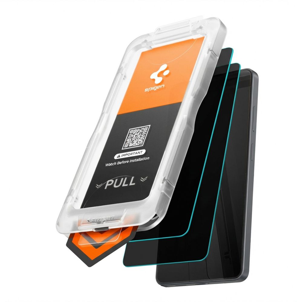 „Spigen Glas.Tr Ez Fit Pro HD Privacy Glass“ 2-pack skirtas Samsung Galaxy S26+