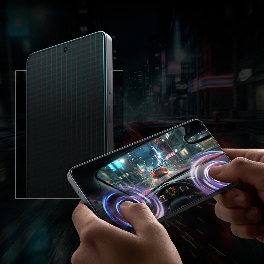 Spigen Glas.Tr Ez Fit Pro HD grūdintas stiklas 2-pack, skirtas Samsung Galaxy S26+