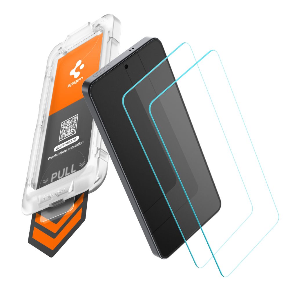 Spigen Glas.Tr Ez Fit Pro HD grūdintas stiklas 2-pack, skirtas Samsung Galaxy S26+