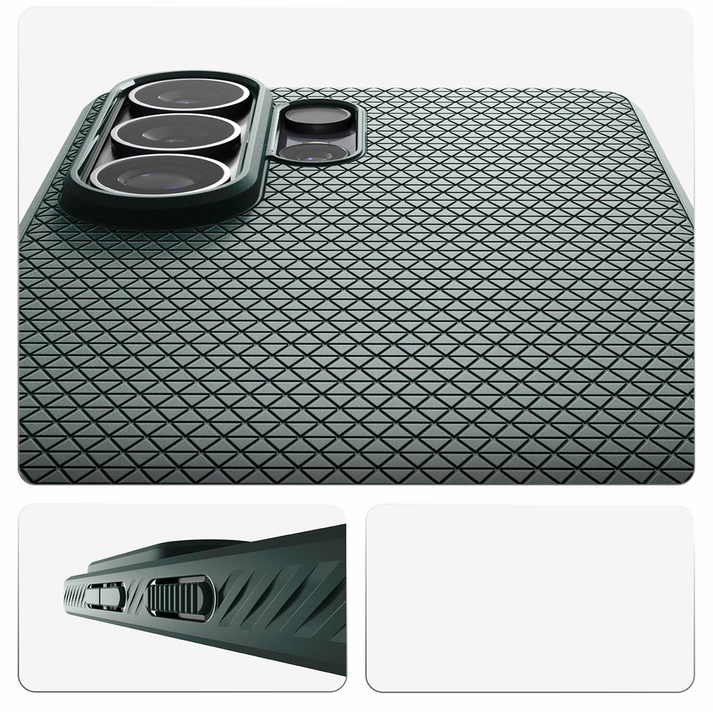 Spigen Liquid Air Mag MagSafe Dėklas, skirtas Samsung Galaxy S26 Ultra - žalias