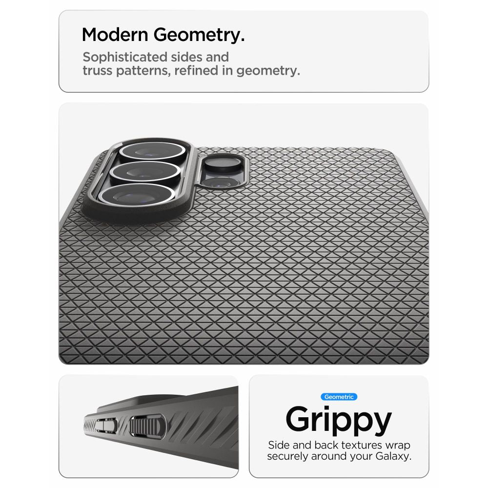 Spigen Liquid Air Mag MagSafe Dėklas, skirtas Samsung Galaxy S26 Ultra - pilkas