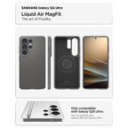 Spigen Liquid Air Mag MagSafe Dėklas, skirtas Samsung Galaxy S26 Ultra - pilkas