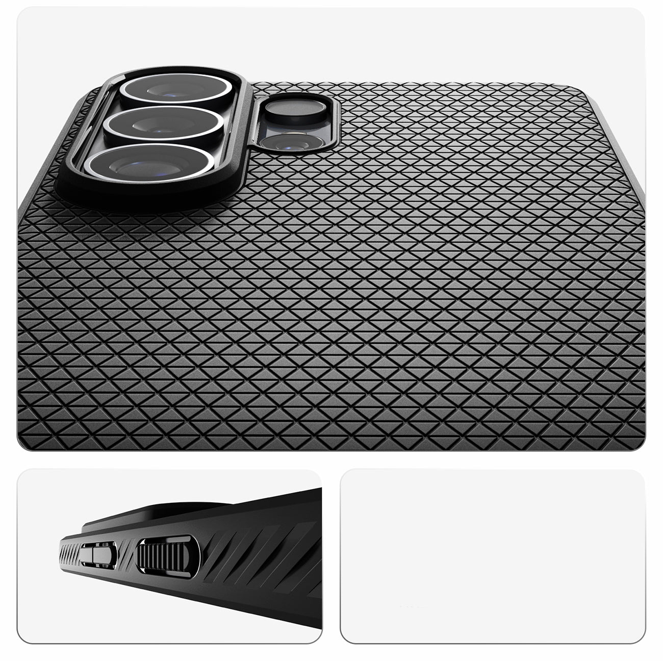 Spigen Liquid Air Mag MagSafe Dėklas, skirtas Samsung Galaxy S26 Ultra - juodas