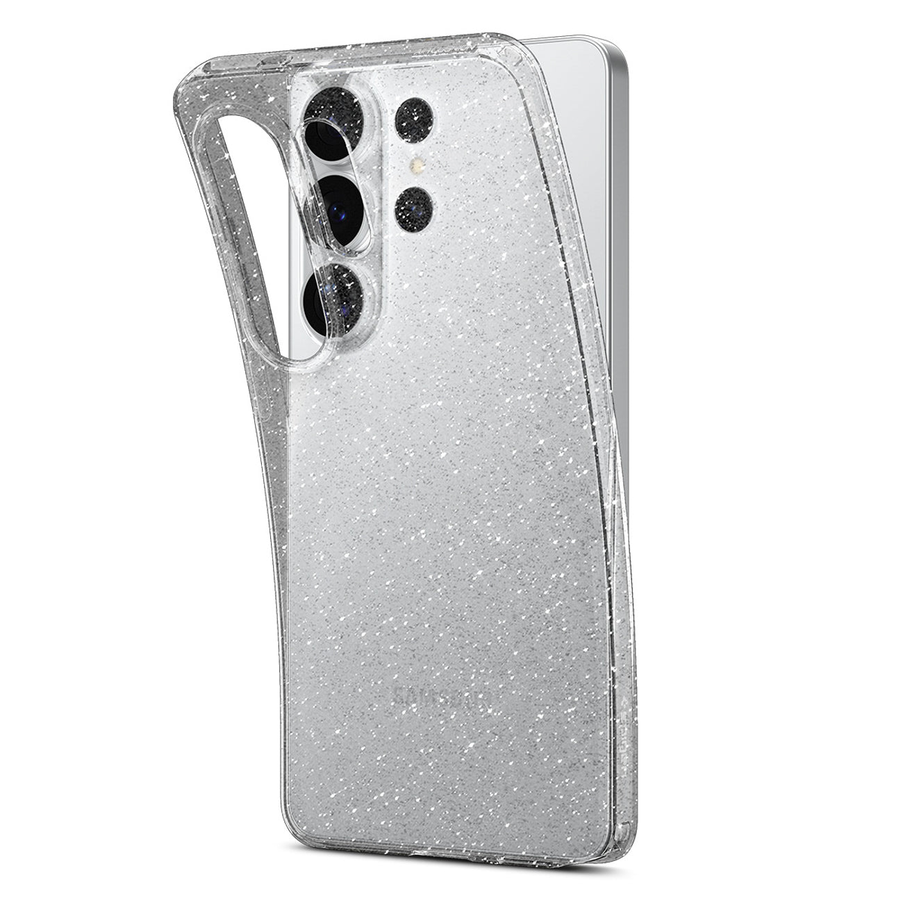 Spigen skystųjų kristalų blizgus dėklas, skirtas Samsung Galaxy S26 Ultra – blizgantis ir skaidrus