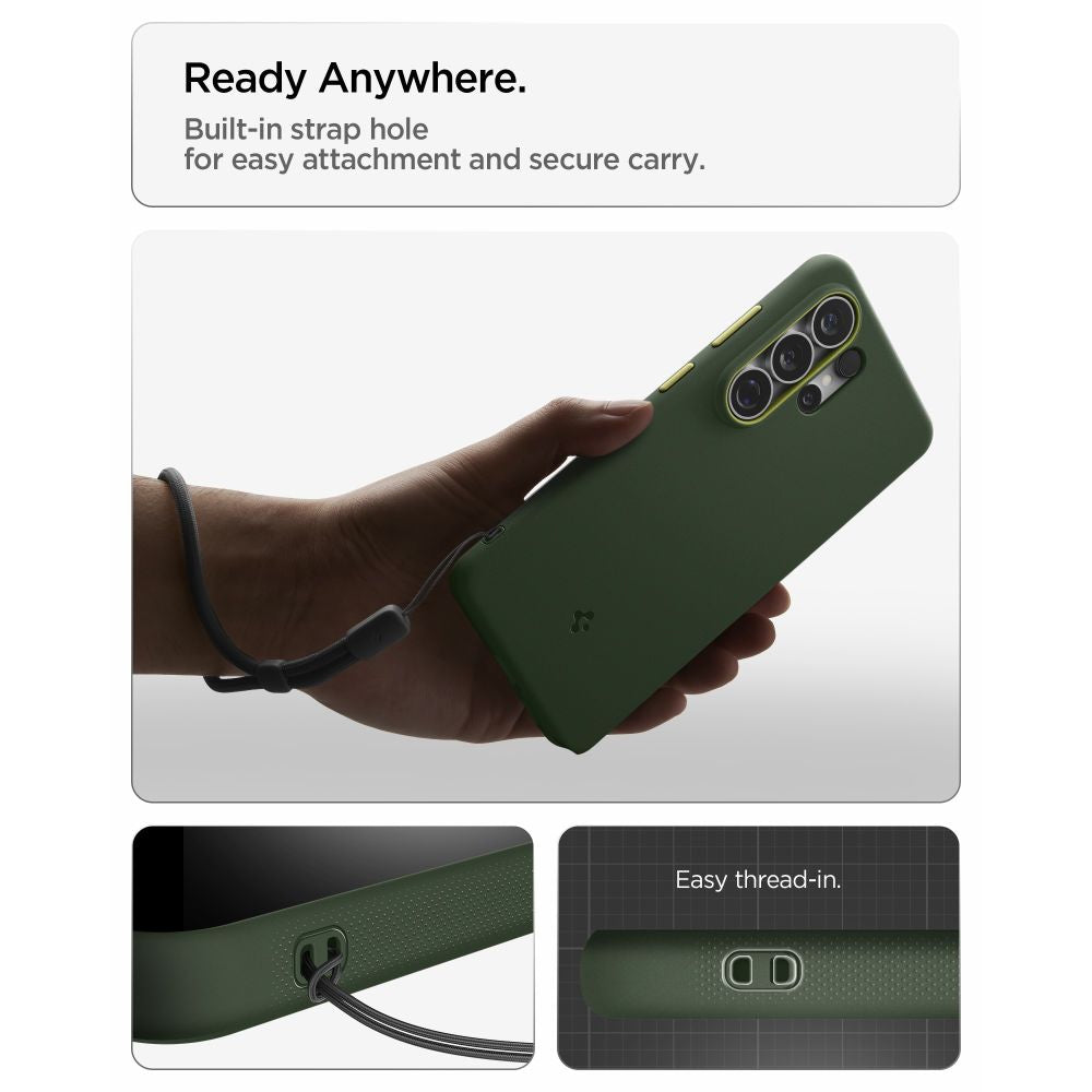 Spigen Nano Pop Mag MagSafe Dėklas, skirtas Samsung Galaxy S26 Ultra - žalias