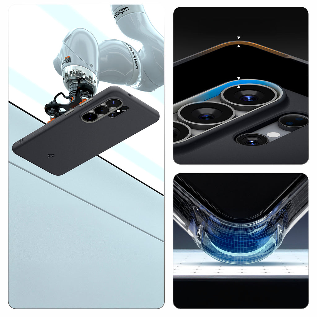 Spigen Nano Pop Mag MagSafe Dėklas, skirtas Samsung Galaxy S26 Ultra - juodas
