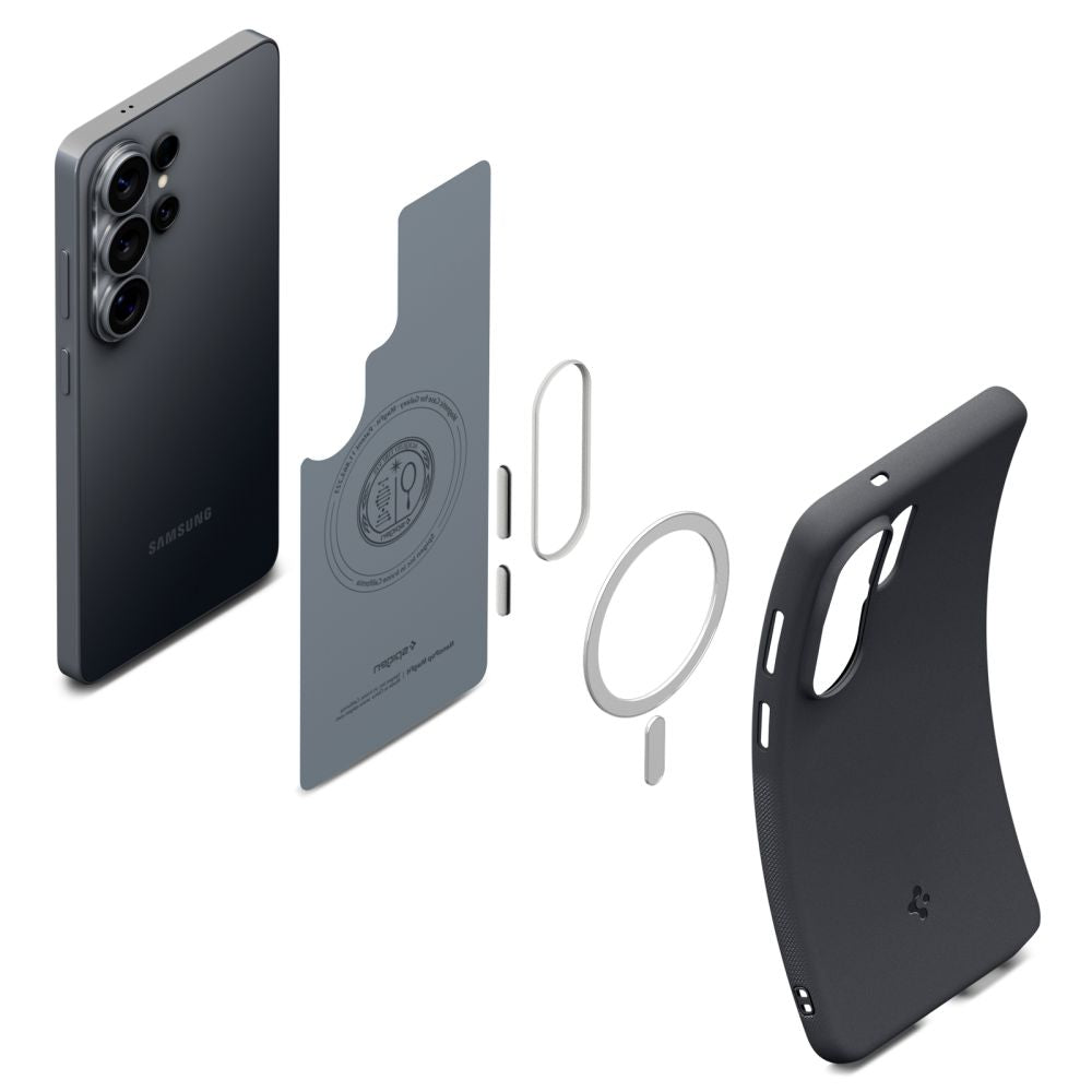 Spigen Nano Pop Mag MagSafe Dėklas, skirtas Samsung Galaxy S26 Ultra - juodas