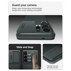 Spigen Optik Armor Dėklas, skirtas Samsung Galaxy S26 Ultra - žalias