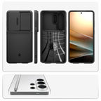 Spigen Optik Armor Dėklas, skirtas Samsung Galaxy S26 Ultra - juodas