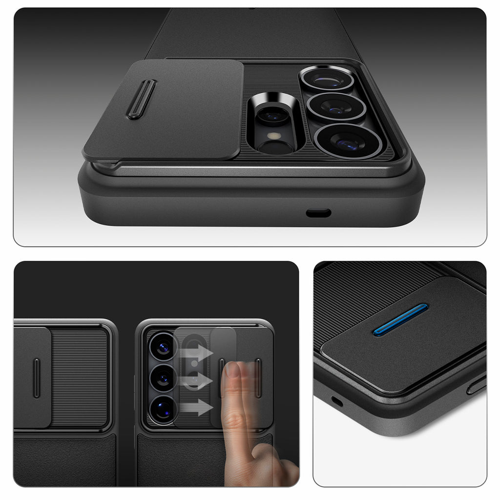 Spigen Optik Armor Dėklas, skirtas Samsung Galaxy S26 Ultra - juodas