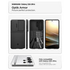 Spigen Optik Armor Dėklas, skirtas Samsung Galaxy S26 Ultra - juodas