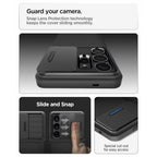 Spigen Optik Armor Dėklas, skirtas Samsung Galaxy S26 Ultra - juodas