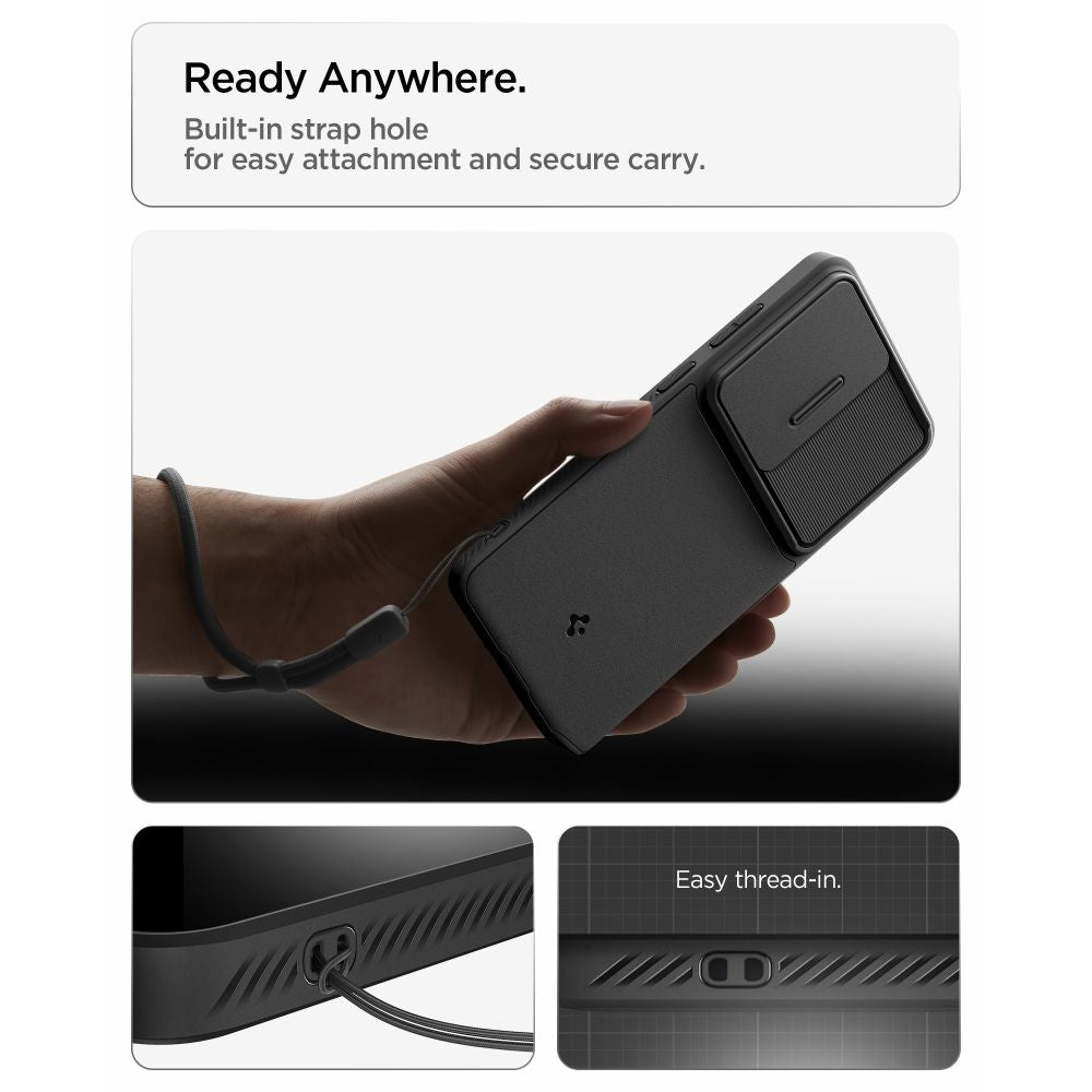 Spigen Optik Armor Dėklas, skirtas Samsung Galaxy S26 Ultra - juodas